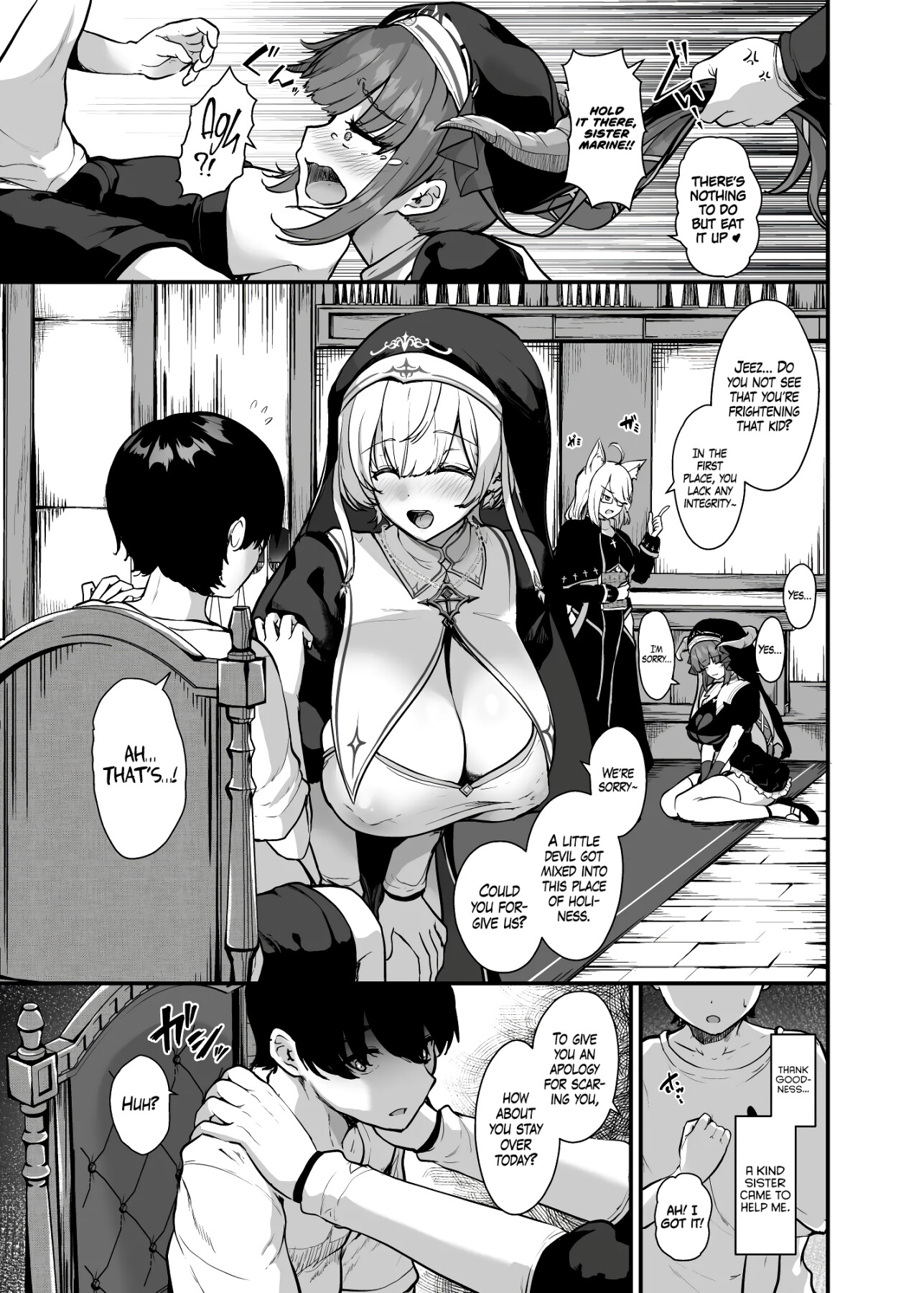 Hentai Manga Comic-The Secret Confessional-Read-4